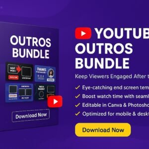 Professional YouTube Outro Templates - Customizable End Screens for More Subscribers (2025)