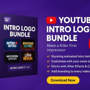 Professional Logo Template Bundle – 500+ Customizable Designs for Businesses & Brands