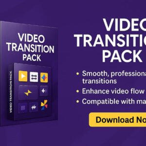 500+ Premium Video Transitions Pack - Cinematic Effects for Premiere Pro, DaVinci Resolve & Final Cut Pro